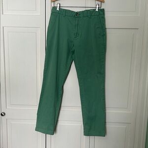 Vineyard Vines Men's Green 31 X 30 Breaker Pants